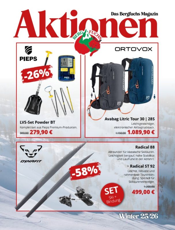 Bergfuchs Aktionsfolder W25