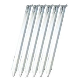 Regatta Zeltheringe – 10er Pack, Stahl, 8 Zoll (ca. 20,3 Cm) | Für Zelt, Pavillon & Markise