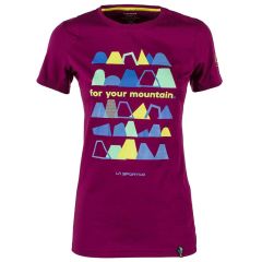 La Sportiva For your Mountain T-Shirt W Plum