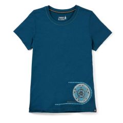 Smartwool W Merino Sport 150 Crankset Tee T-Shirt - twilight blue