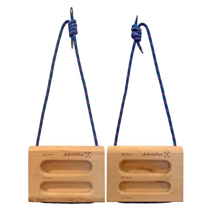 Metolius Wood Grips Deluxe II Trainingsboard – Klettertrainingsboard Aus Holz, 61 X 21,6 Cm