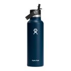 Hydroflask 21OZ Standard Flex Straw Cap Trinkflasche - indigo