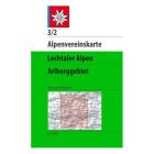 Alpenvereinskarte 3/2, Lechtaler Alpen – Arlberggebiet 1:25.000