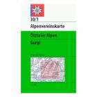 Alpenvereinskarte 30/1, Ötztaler Alpen – Gurgl 1:25.000