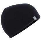 Icebreaker Unisex Pocket Hat Wendemütze - Black/Gritstone Heather