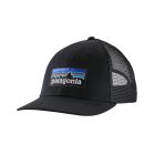 Patagonia P-6 Logo LoPro Trucker Hat Baseballkappe - black