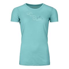 Ortovox 185 Merino Tangram Logo TS W T-Shirt - ice waterfall