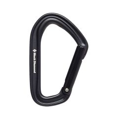 Black Diamond Hotforge Straight Gate Karabiner - black