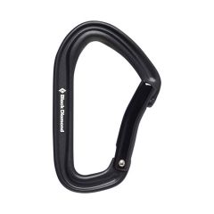Black Diamond HotForge Bent Gate Karabiner - black
