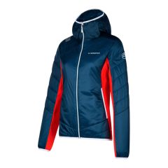 La Sportiva Aequilibrium Insulation Hoody M - storm blue/cherry tomato