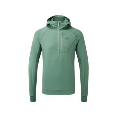 Mountain Equipment Aiguille Hooded Mens Top - sage