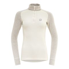 Devold Duo Active Merino 205 Zip Neck W Funktionsshirt - raw white