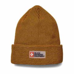 Black Diamond Double Waffle Beanie Mütze - amber