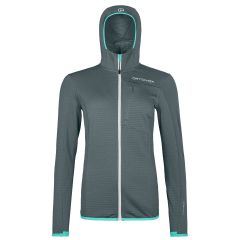 Ortovox Fleece Light Grid Hooded Jkt W Fleecejacke - mountain rose