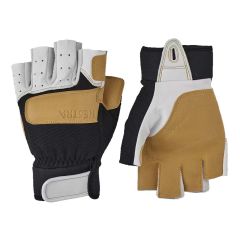 Hestra Climbers Short 5-finger Klettersteighandschuh - offwhite/black