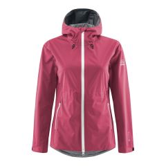 Löffler Hooded Jacket CF Gore Active W Regenjacke - malaga