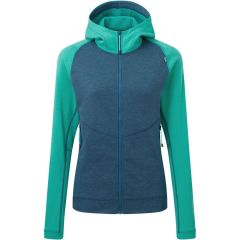 Mountain Equipment Fornax Hooded Jacket Fleecejacke - majolica blue/ deep green