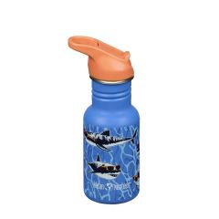 Klean Kanteen Kid Classic Flip Sport Cap Trinkflasche - Sharks in Shade