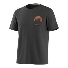 Smartwool Lunar Bear Active SS Graphic Tee M Funktionsshirt - charcoal heathe
