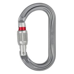 Petzl OK Screw-Lock Schraubkarabiner - Farbe: grau
