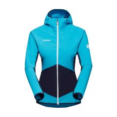 Mammut Eiger Speed ML Hybr Hood Jkt Women Softshelljacke - sky-night