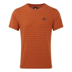 Mountain Equipment Groundup Plain Tee - bracken stripe
