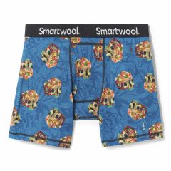 Smartwool Men's Merino Boxer Print - Jaime Molina Laguna Blue Print