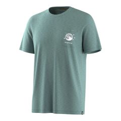 Smartwool Merino Hemp Blend Peak P SS Graphic Tee M Shirt - dusty teal
