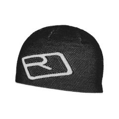 Ortovox Merino Logo Knit Beanie - Black Raven
