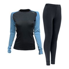 Devold Multi Sport Merino 190 Set W Funktionsunterwäsche - ink/skyblue