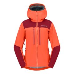 Norrona trollveggen GTX Pro Light W Hardshelljacke - Orange Alert