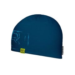Ortovox 120 Tec Logo Beanie Mütze - petrol blue