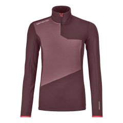 Ortovox Fleece Light Zip Neck W Fleecepullover - winetasting