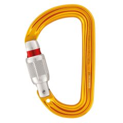Petzl Sm'D Karabiner | Schraubverschluss | Screw-Lock | Gelb