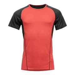 Devold Running Merino 130 T-Shirt M Funktionsshirt - cayenne