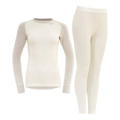 Devold Set Duo Active Merino 205 - raw white