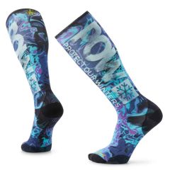 Smartwool Ski Zero Cushion POW Print Skitourensocken
