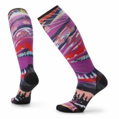 Smartwool W Ski Zero CS Skication Print Skitourensocken - desert orchid