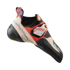 La Sportiva Solution Woman Kletterschuh - white/lily orange