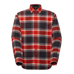 Mammut Trovat Longsleeve Shirt M Flanellhemd - black/mammut red