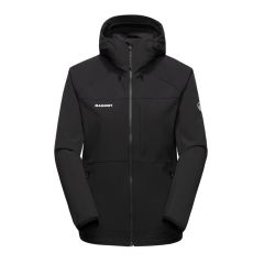 Mammut Ultimate Comfort SO Hooded Jacket W Softshelljacke - black