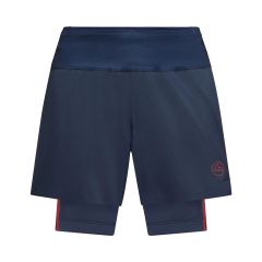 La Sportiva Ultra Distance Shorts M Laufshorts - night sky/mountain red