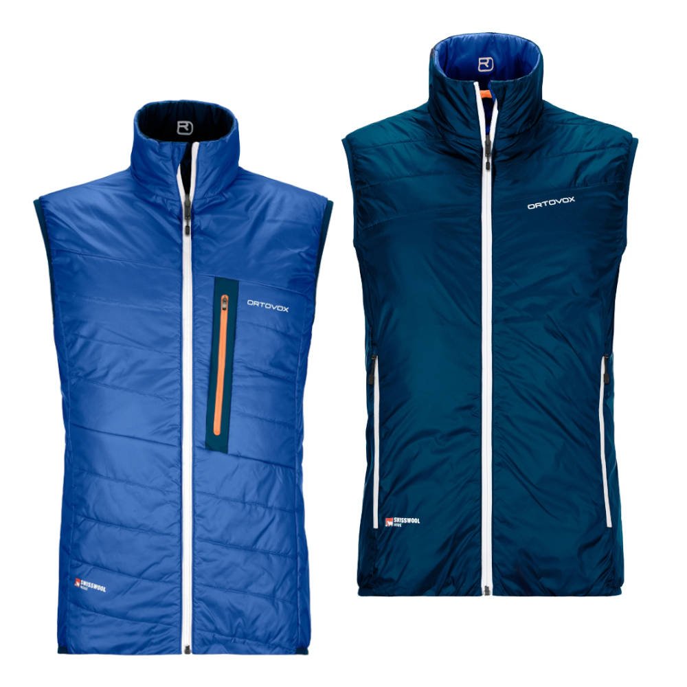 Mens Vest Ortovox Piz Cartas Vest Ortovox Piz Cartas Vest, Pacific