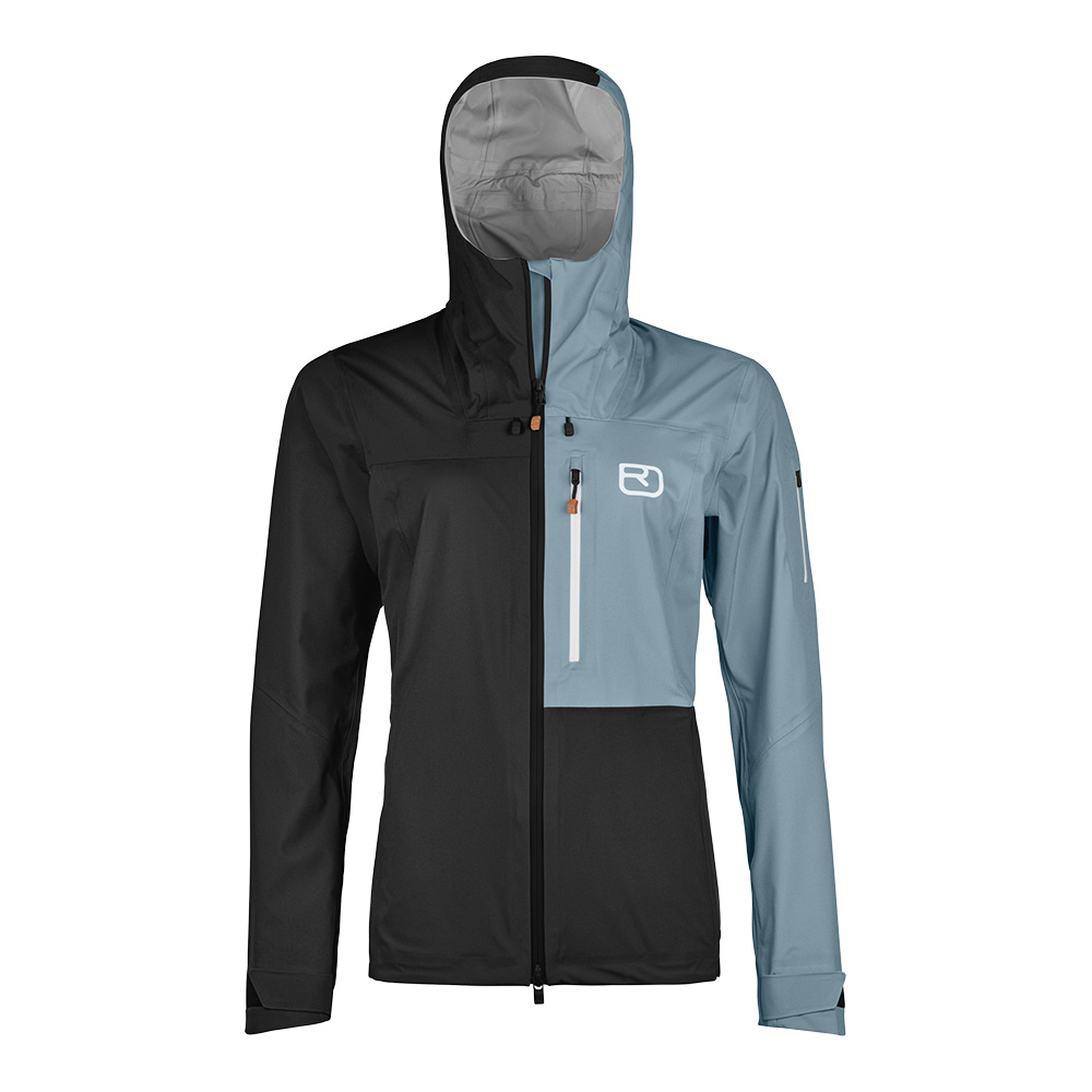 ORTOVOX 3L ORTLER JACKET W - black raven - M