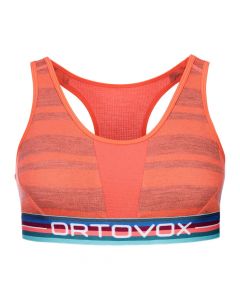 Ortovox 185 ROCK'N'WOOL SPORT TOP W Sport-BH - coral