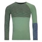 Ortovox 230 Competition Long Sleeve M Green Isar Blend Merino Funktionsshirt