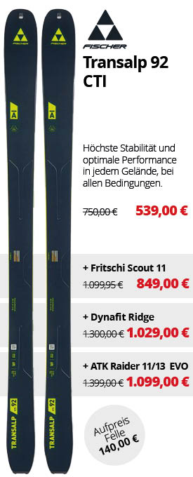 Fischer Transalp 92 CTI Tourenskiset